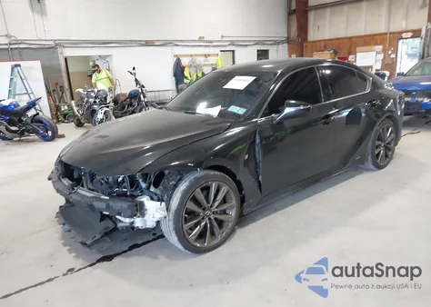 2021 Lexus Is 350 F Sport z USA, uszkodzony, nr VIN JTHGZ1E21M5019538